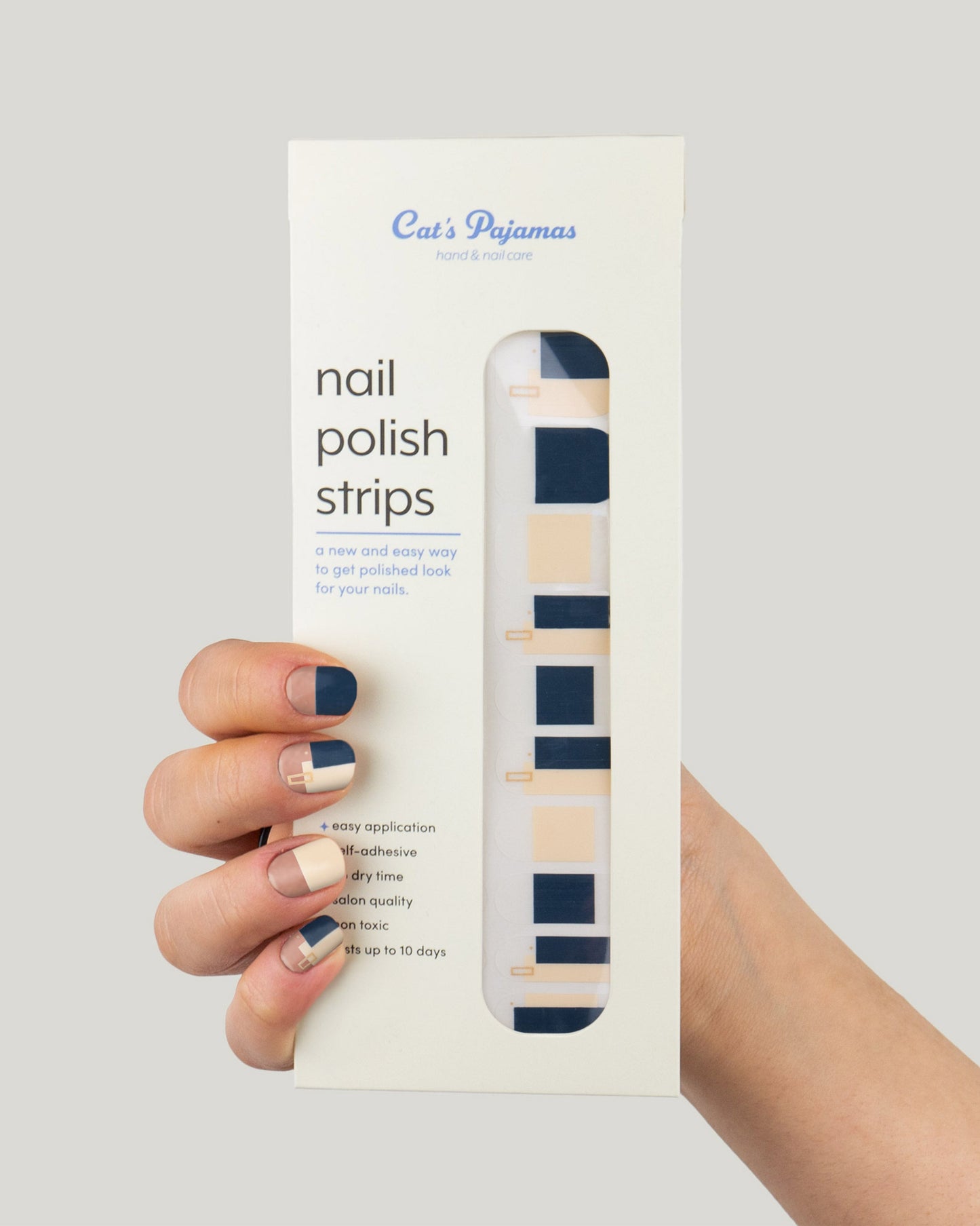 Geometrical - Self Adhesive Nail Polish Strip - Cat's Pajamas