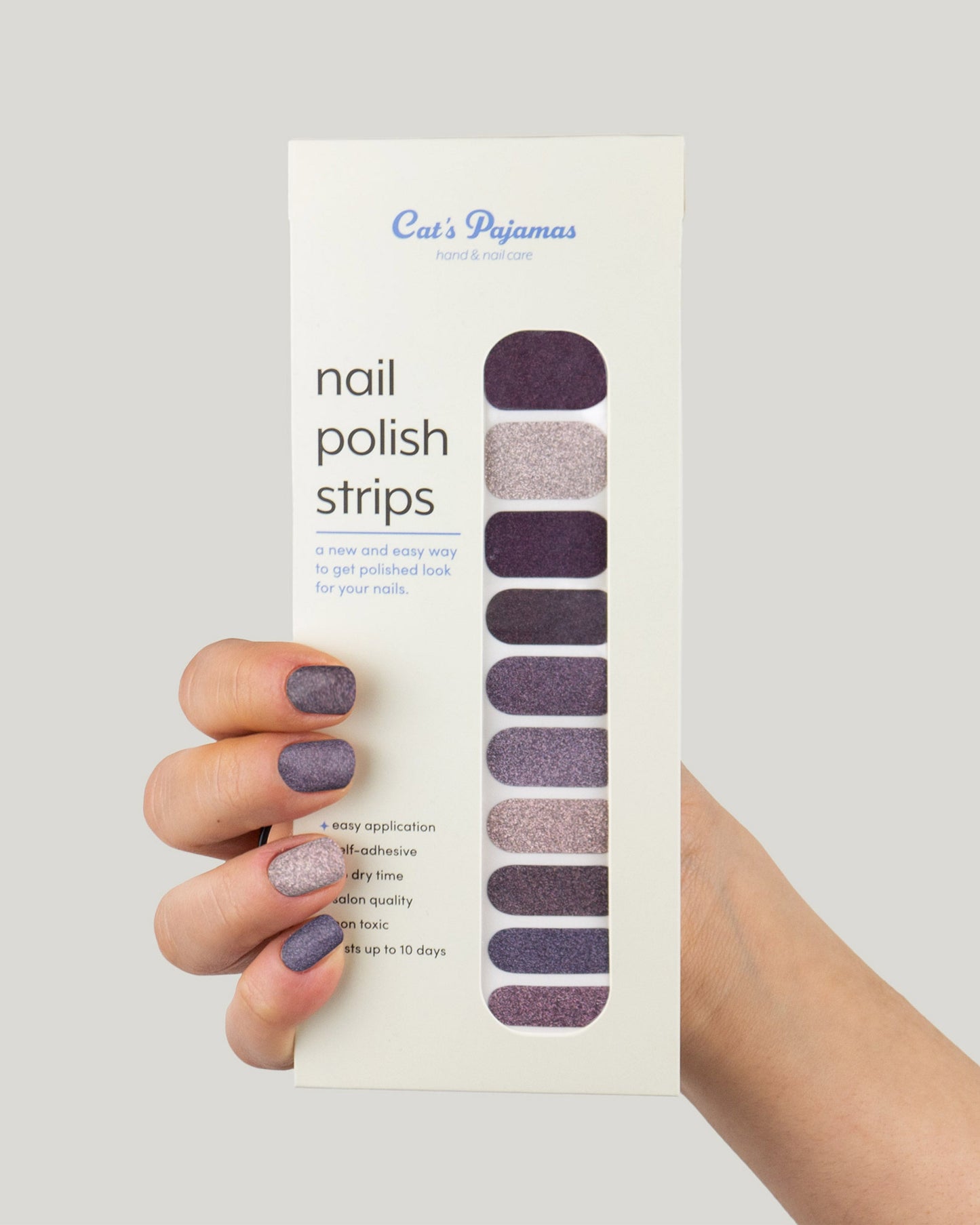 Midnight Twinkle - Self Adhesive Nail Polish Strip - Cat's Pajamas