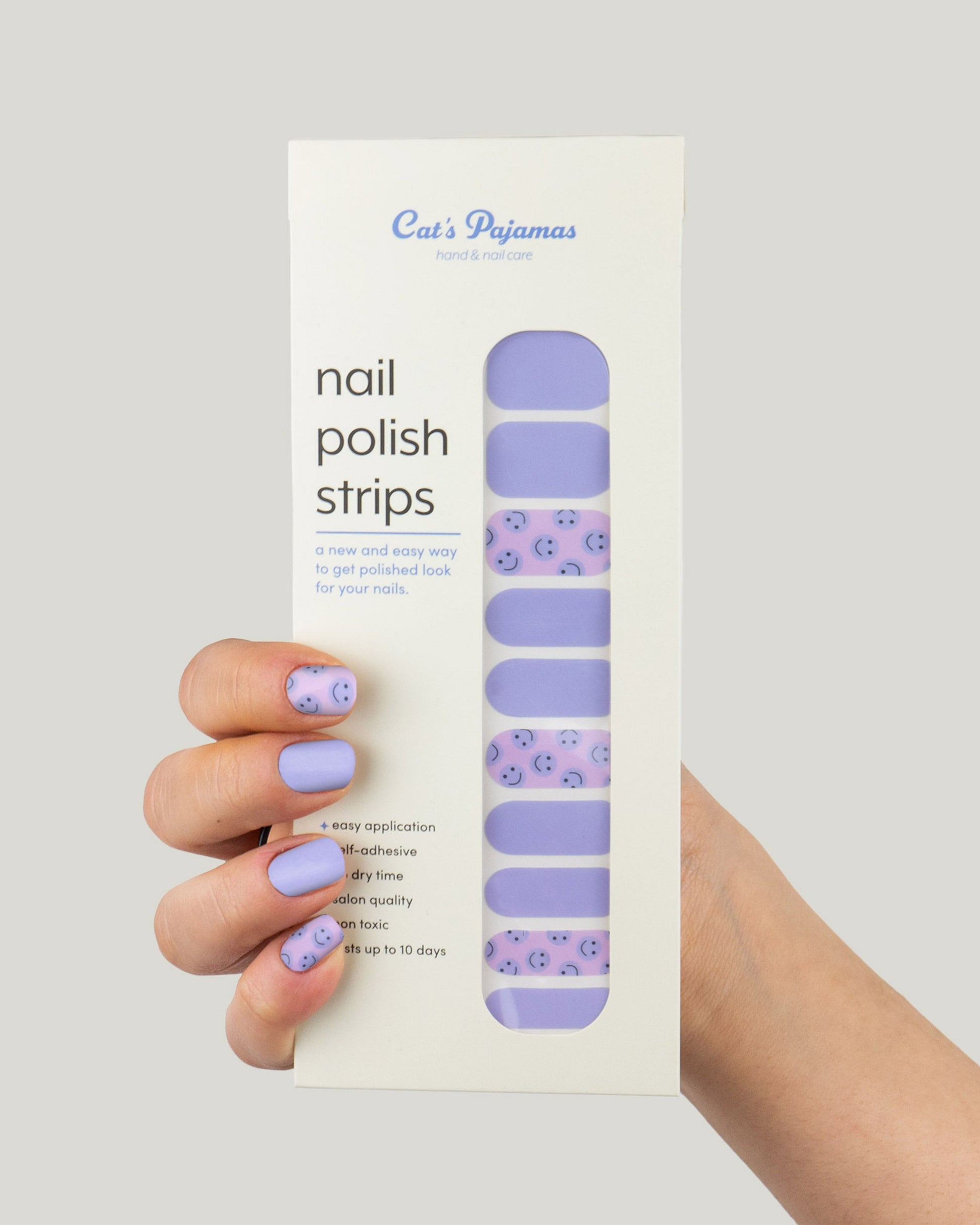 Joyful Lilac - Self Adhesive Nail Polish Strip - Cat's Pajamas