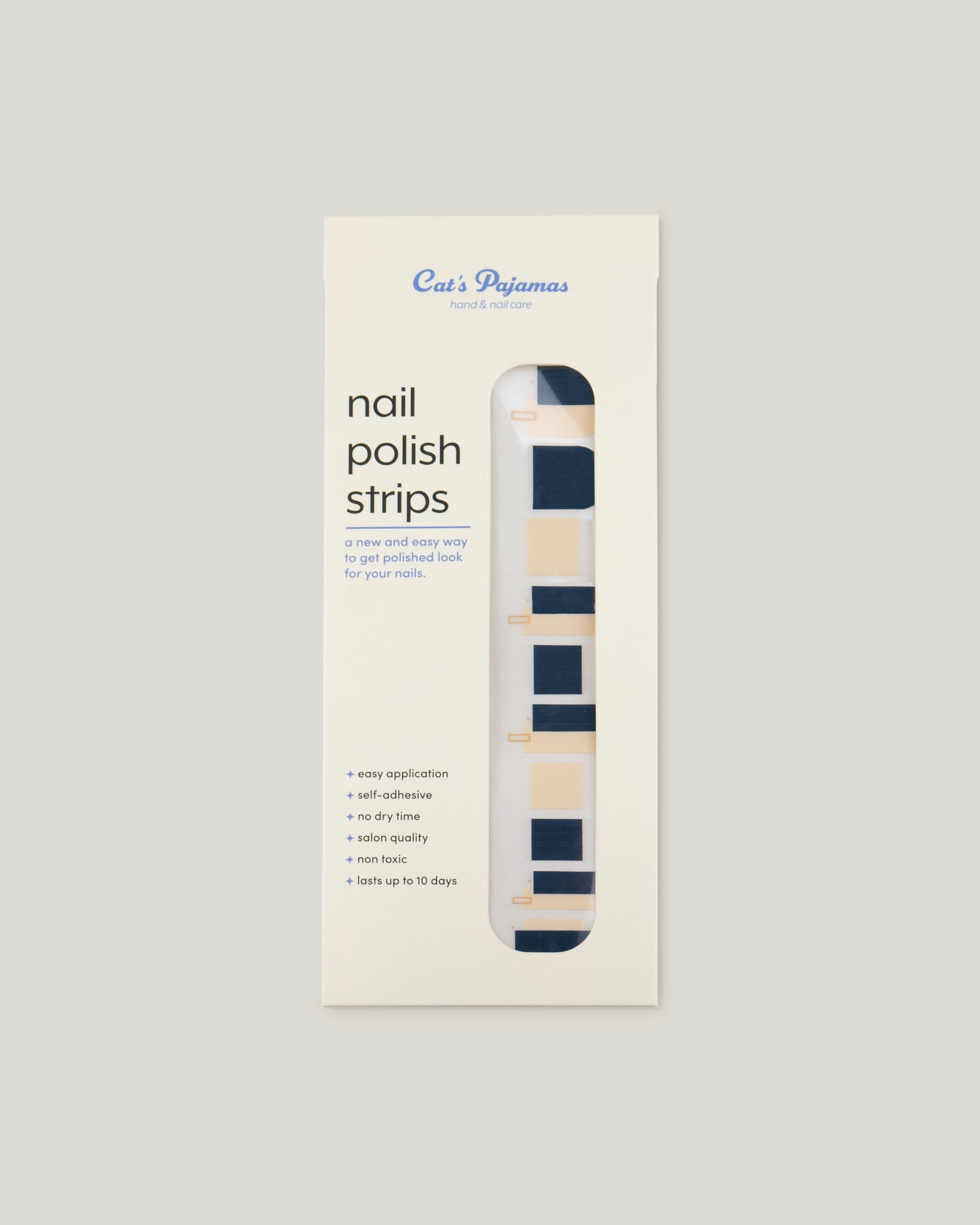  Geometrical - Self Adhesive Nail Polish Strip - Cat's Pajamas