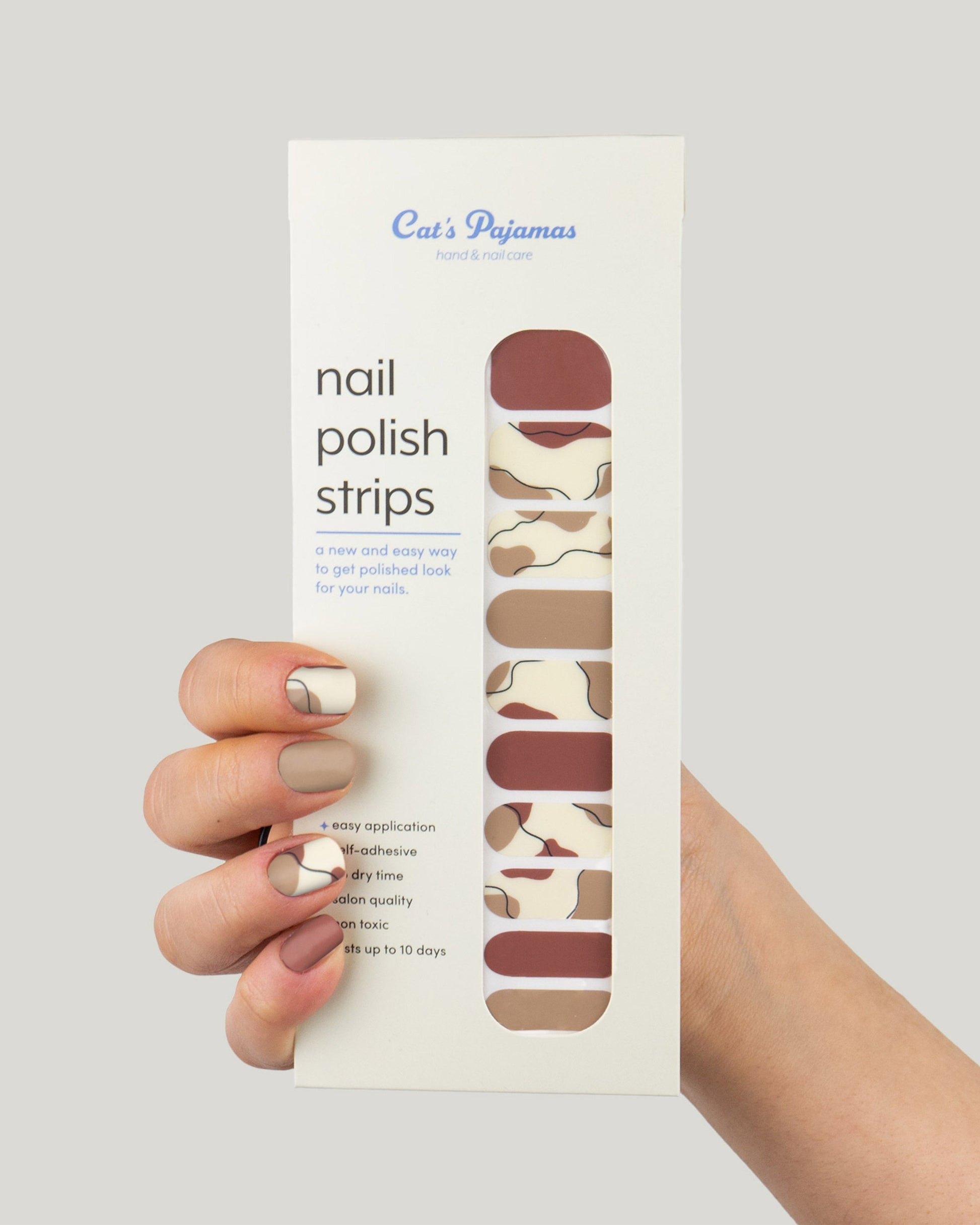 Cover up - Self Adhesive Nail Polish Strip - Cat's Pajamas