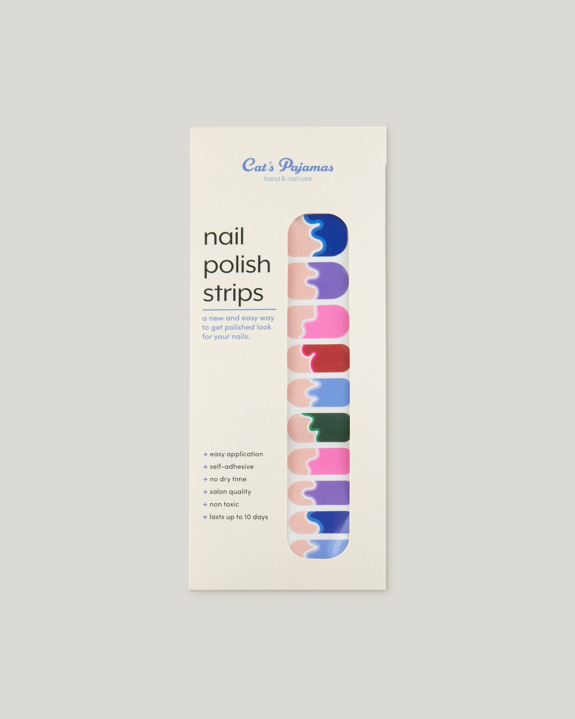 Gelato Drops - Self Adhesive Nail Polish Strip - Cat's Pajamas