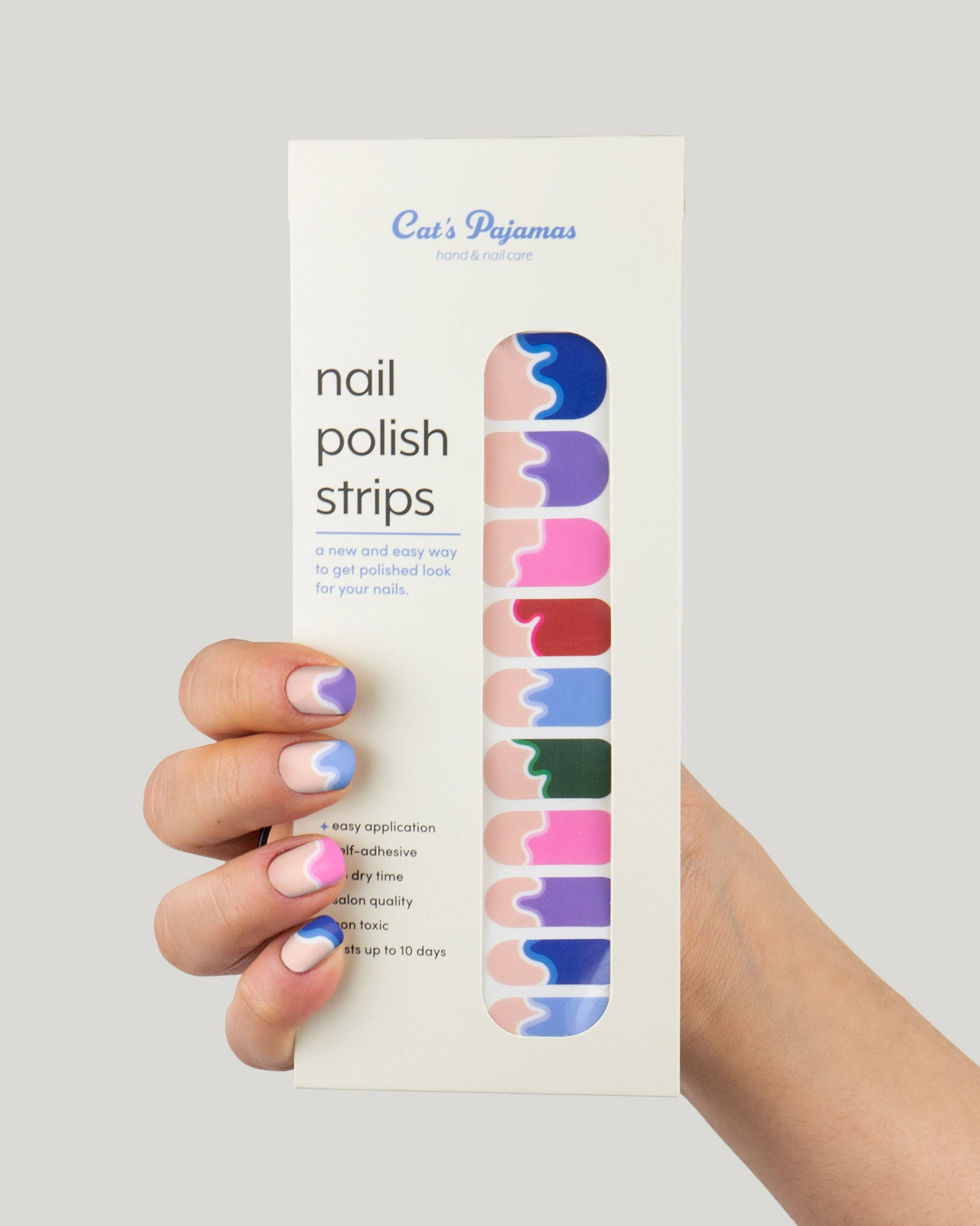 Gelato Drops - Self Adhesive Nail Polish Strip - Cat's Pajamas