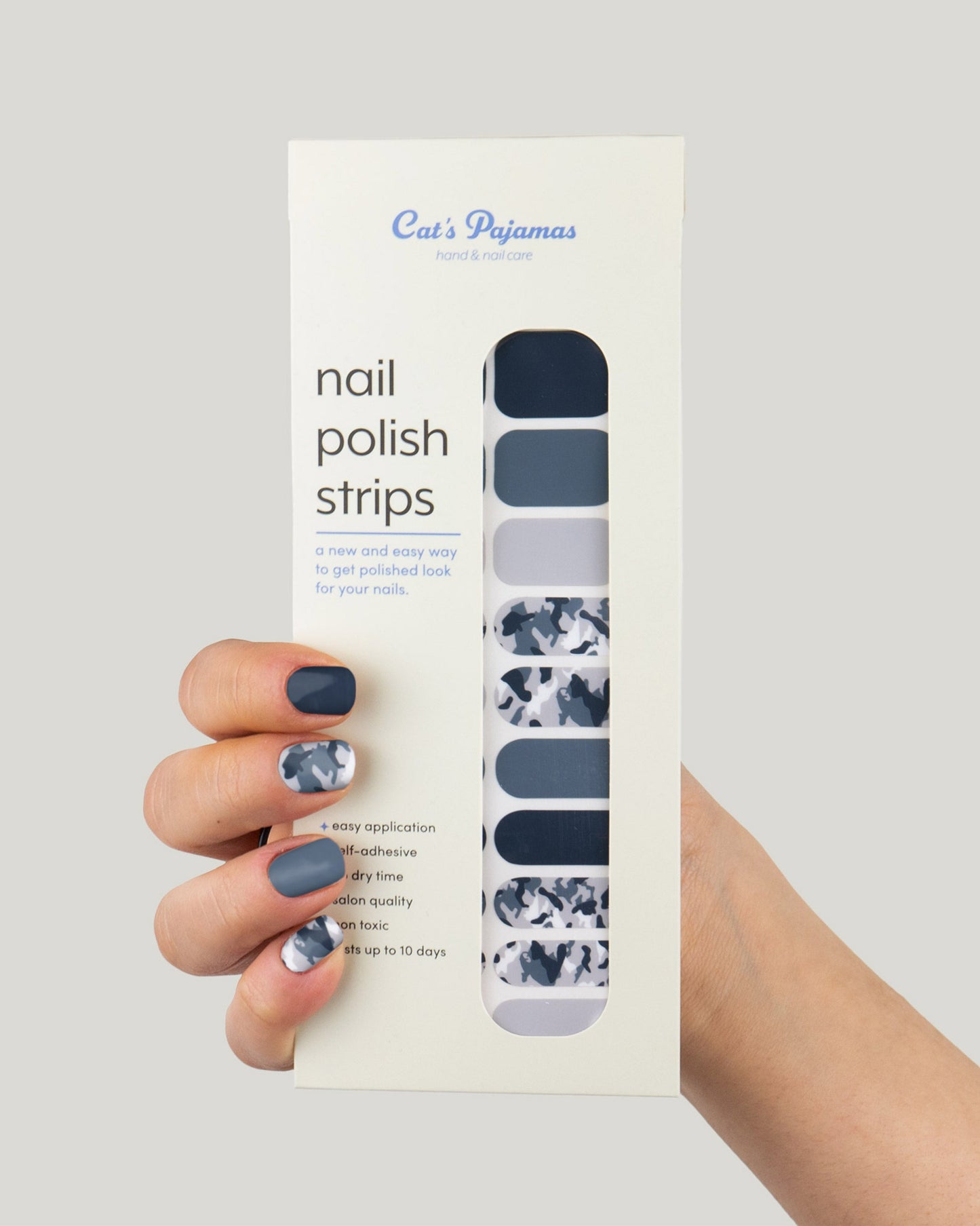 Camouflage - Self Adhesive Nail Polish Strip - Cat's Pajamas