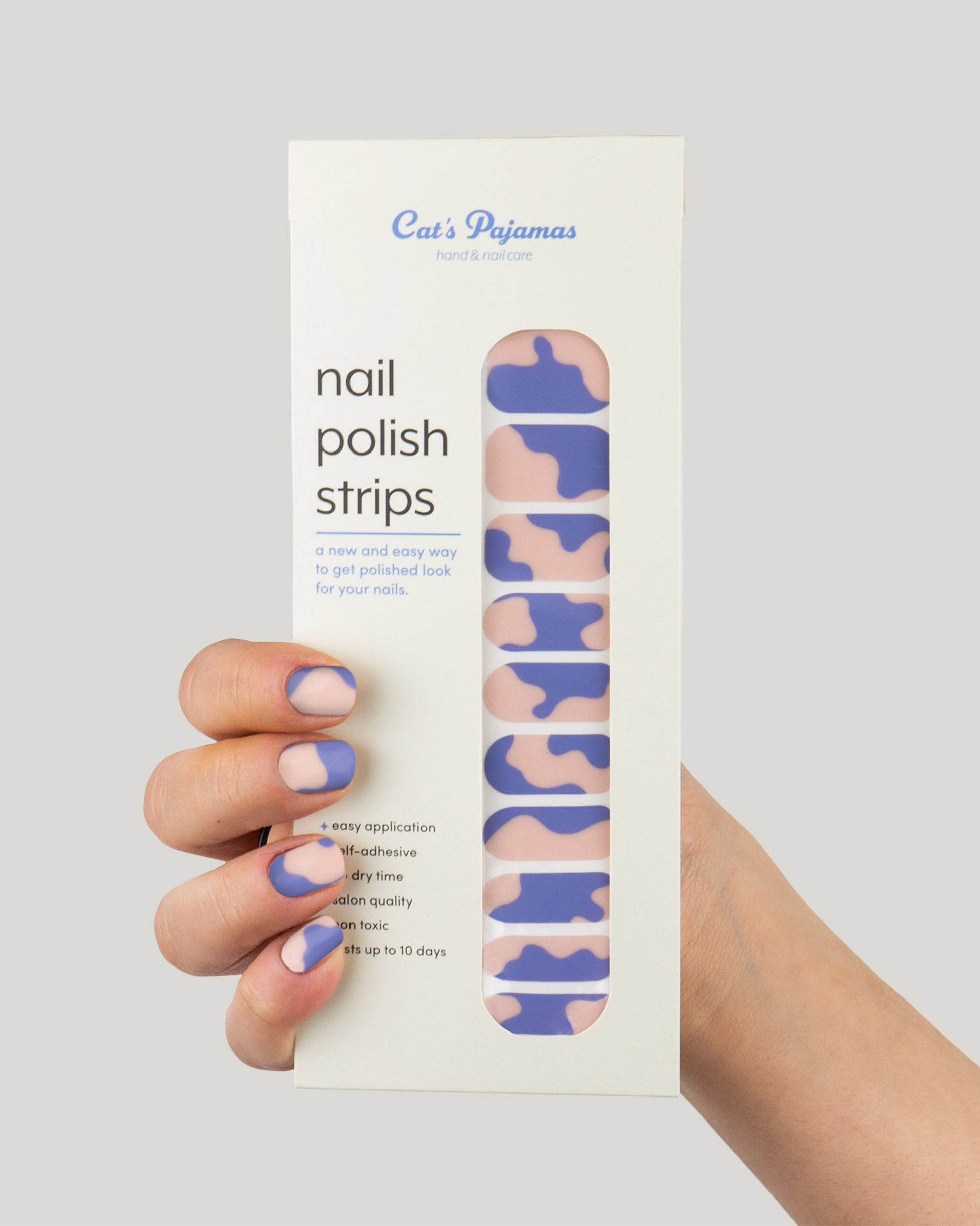 Odd Cow - Self Adhesive Nail Polish Strip - Cat's Pajamas