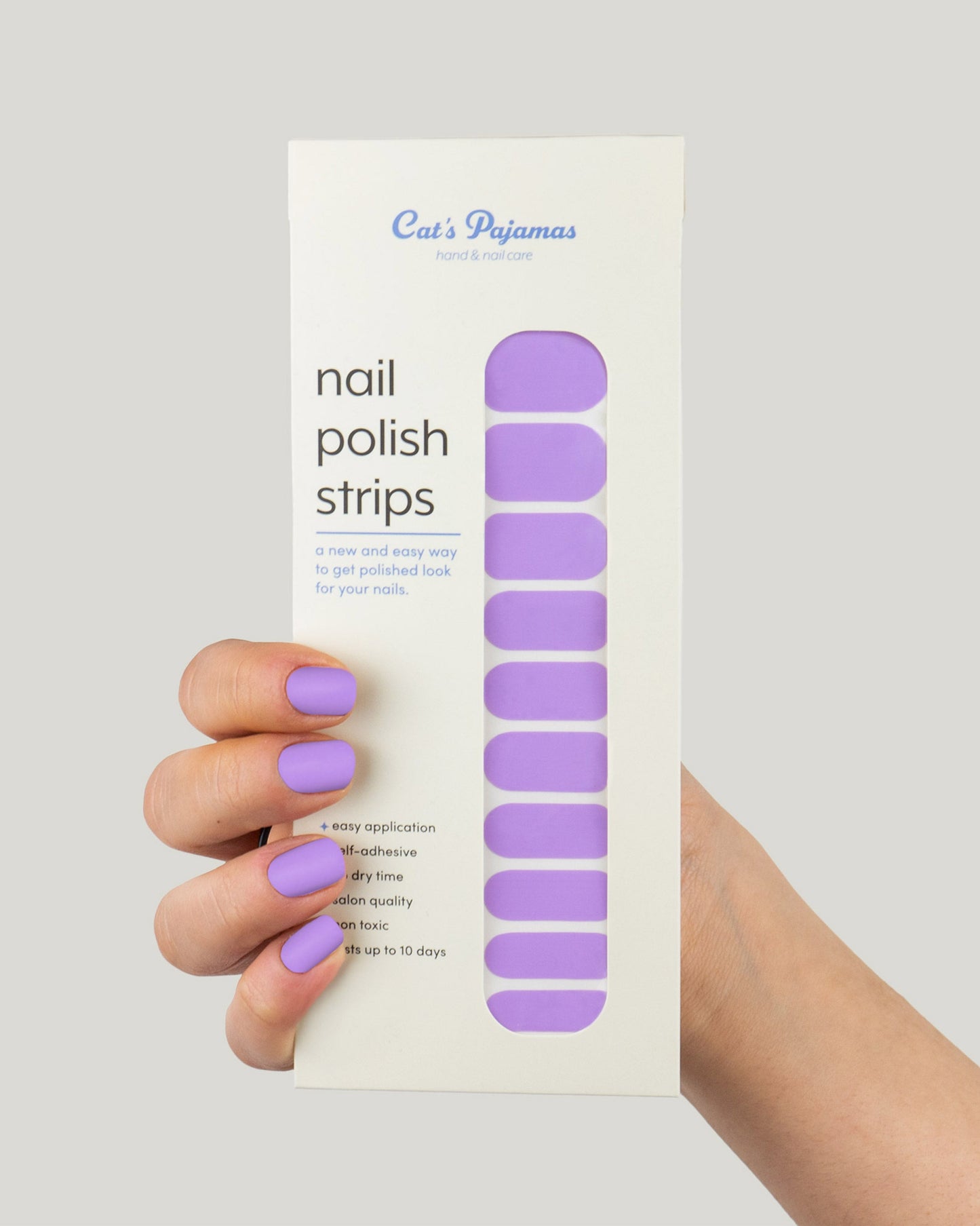 Purple Self Adhesive Nail Polish Strip - Cat's Pajamas