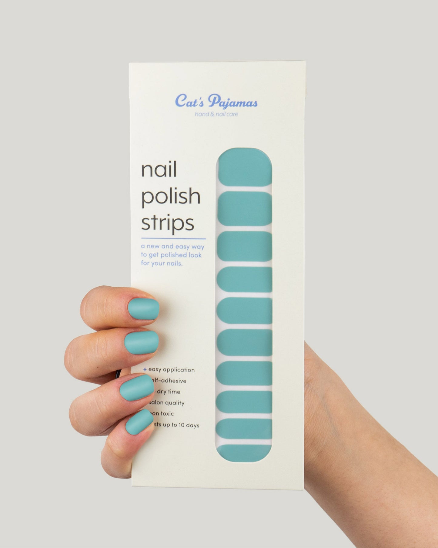 Blue Self Adhesive Nail Polish Strip - Cat's Pajamas
